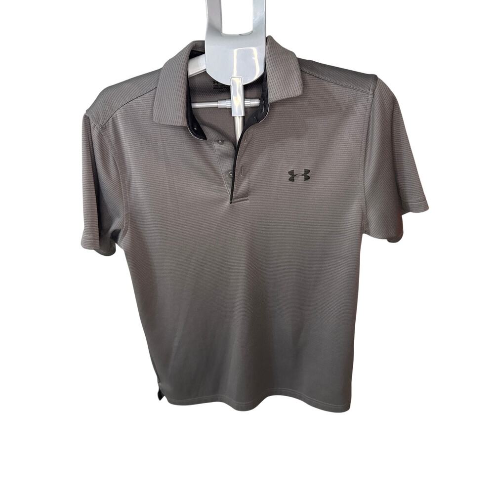 Under Armor Men's Gray Size S Polo Shirt